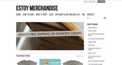 Desktop Screenshot of estoymerchandise.com